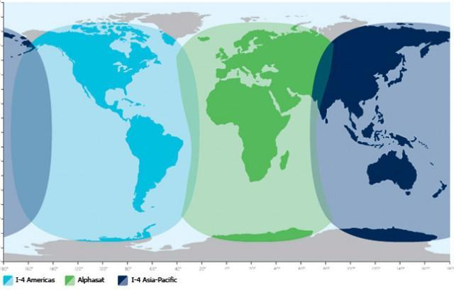 Inmarsat coverage