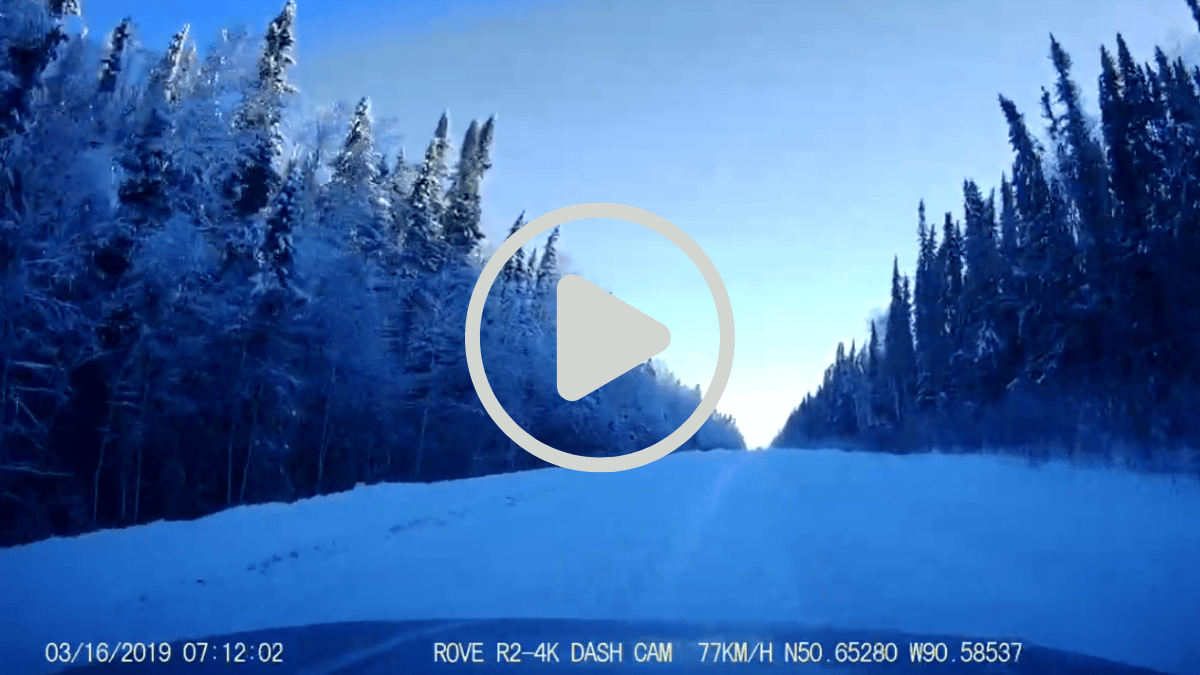 Play Video to Watch Snow Crash - Dash Cam Footage Play Video to Watch Snow Crash - Dash Cam Footage
