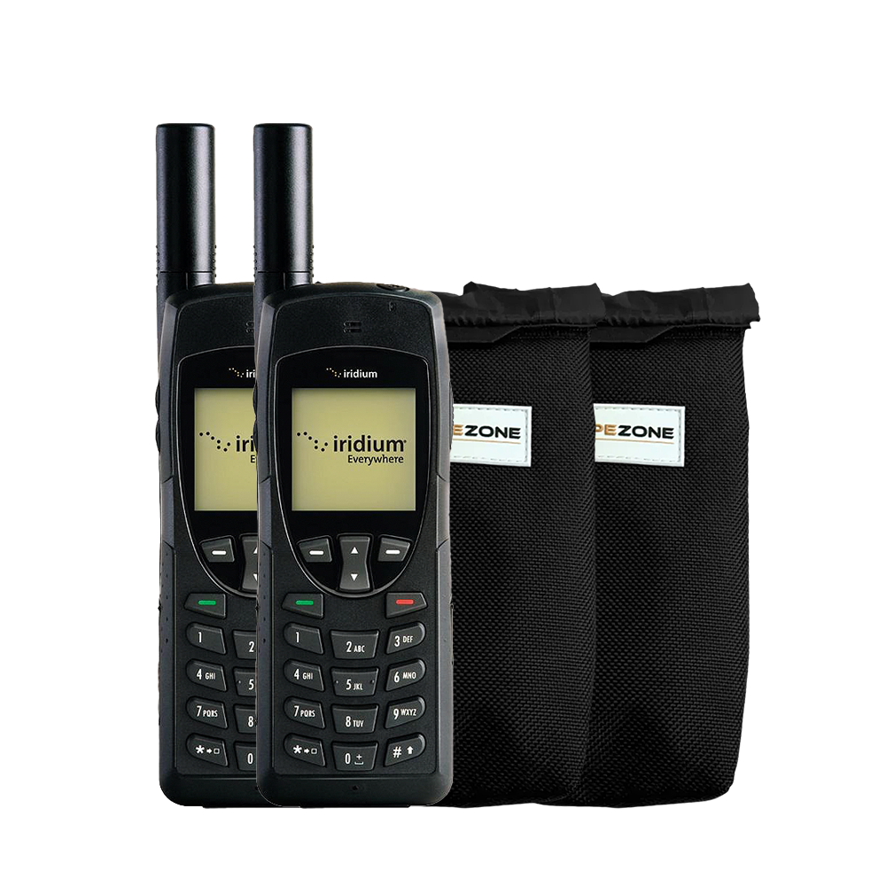 2 Iridium 9555 Satellite Phones + 300 Minutes or Texts