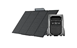 Power Station with a Solar Panel