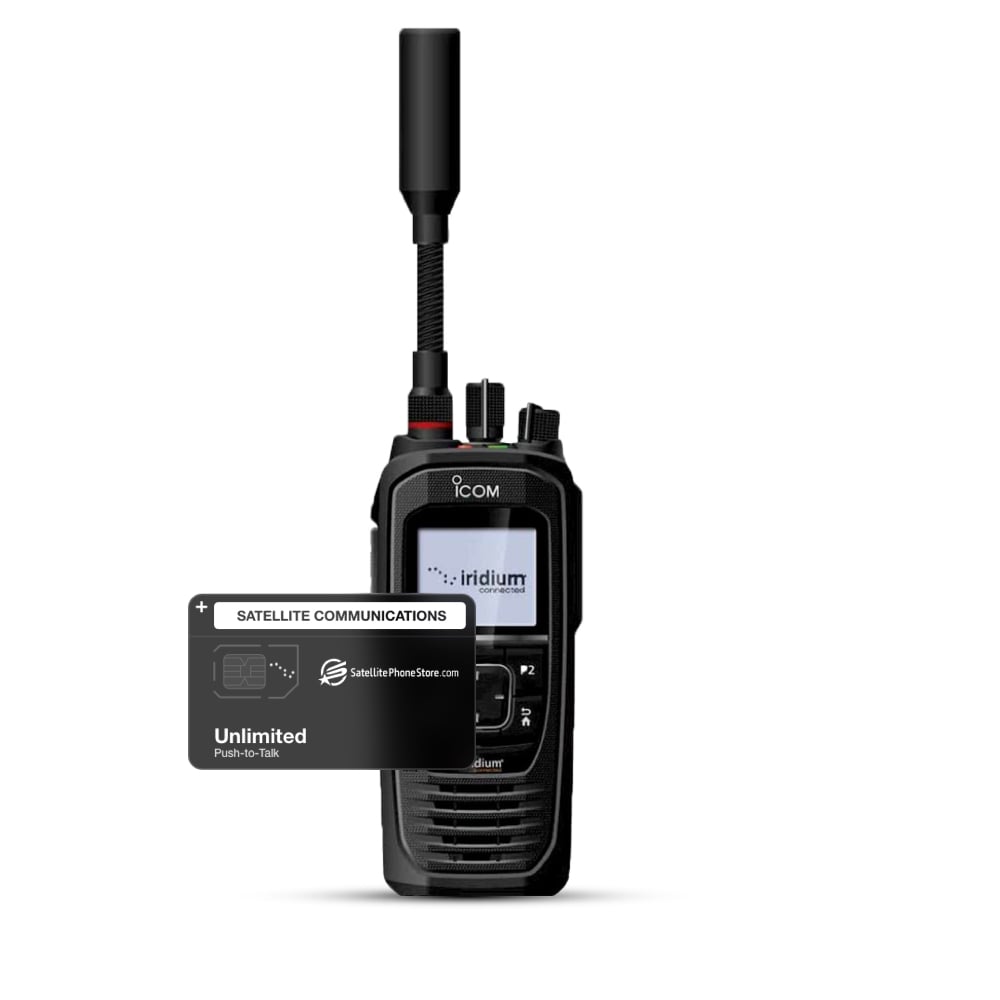 ICOM IC-SAT100 PTT Iridium Satellite Radio