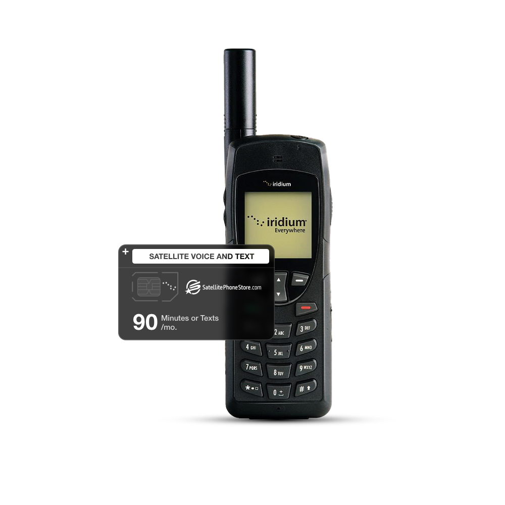 Iridium 9555 with 90 Monthly Minutes