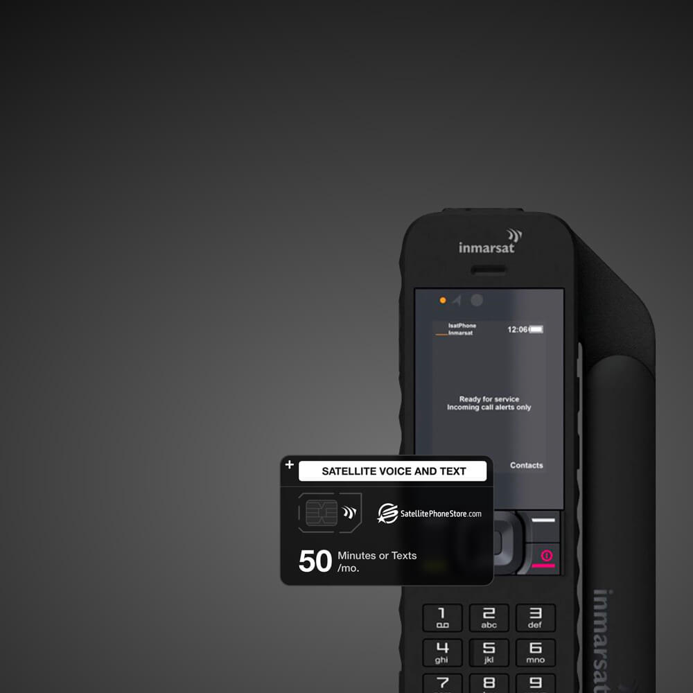 Inmarsat IsatPhone 2 Included with 50 minutes or texts plan