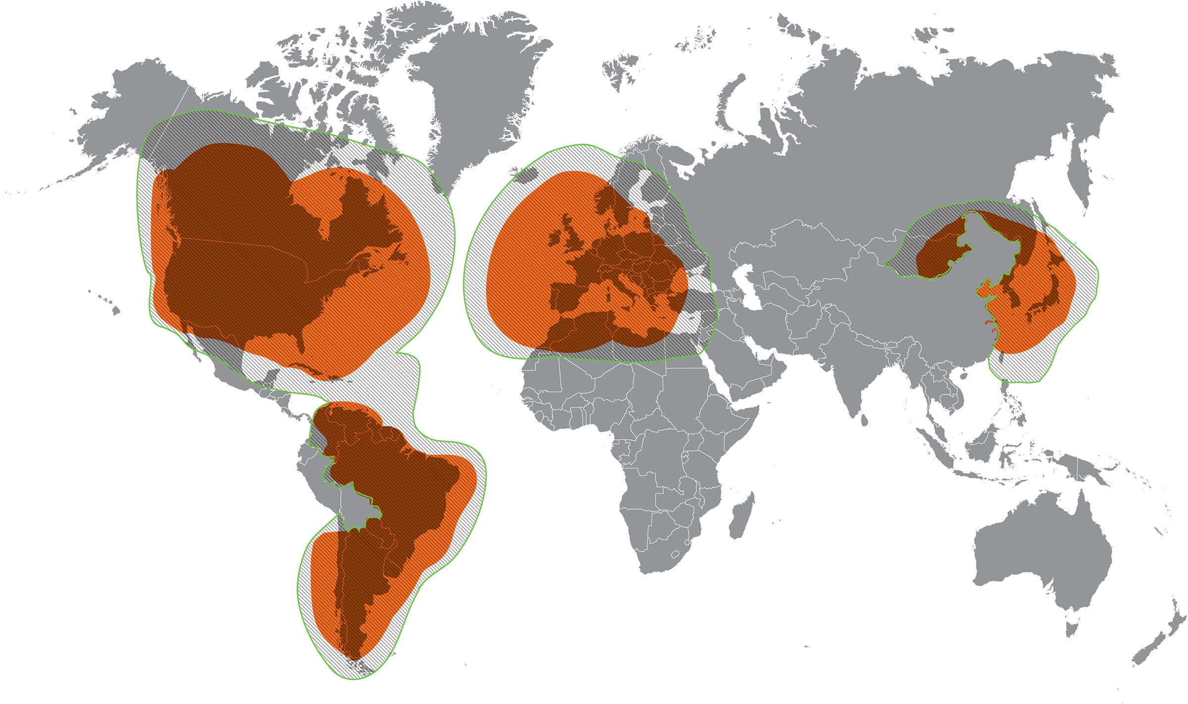 Globalstar Voice and Data Coverage Map