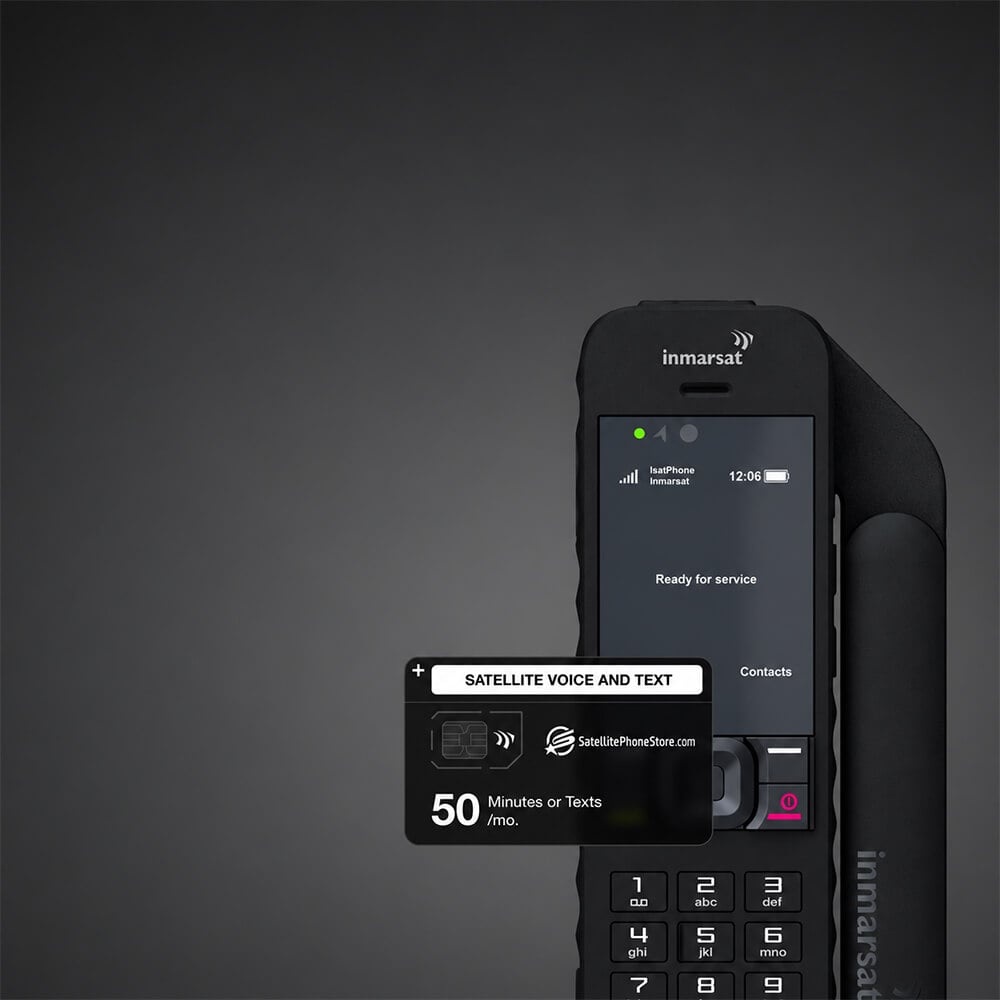 Inmarsat IsatPhone 2 Included with 50 minutes or texts plan