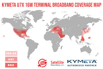 Kymeta U7X 16w Coverage Map Broadband