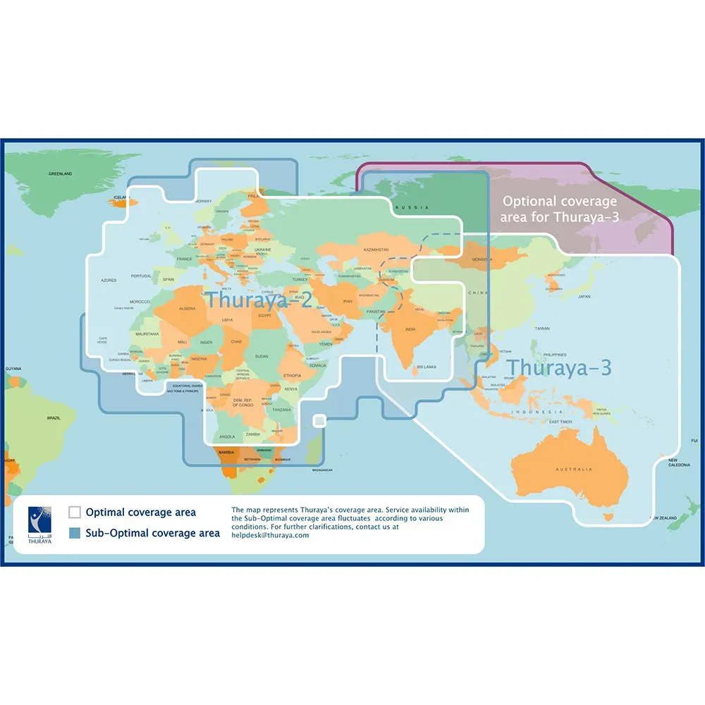 Thuraya Coverage Map