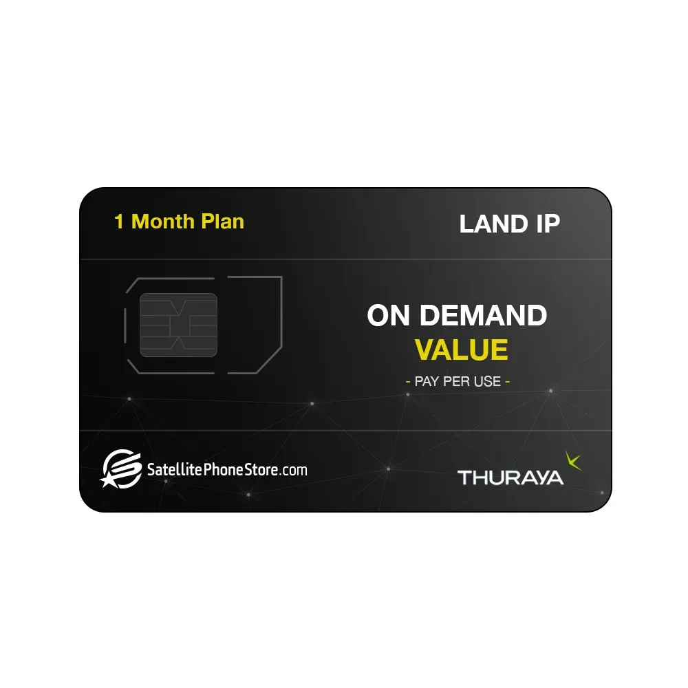 Thuraya Land IP ON Demand Value
