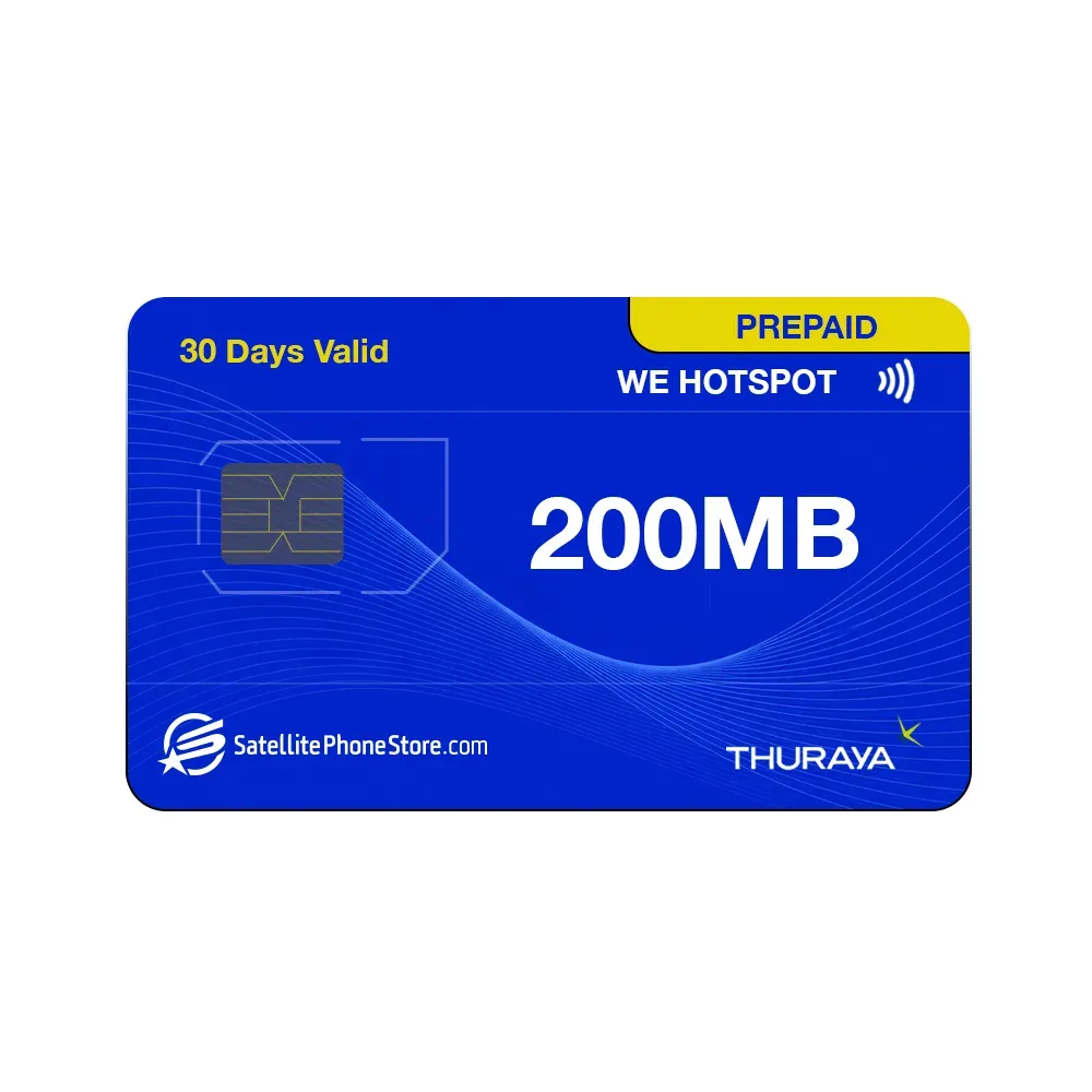 Thuraya WE Hotspot Prepaid 200 MB