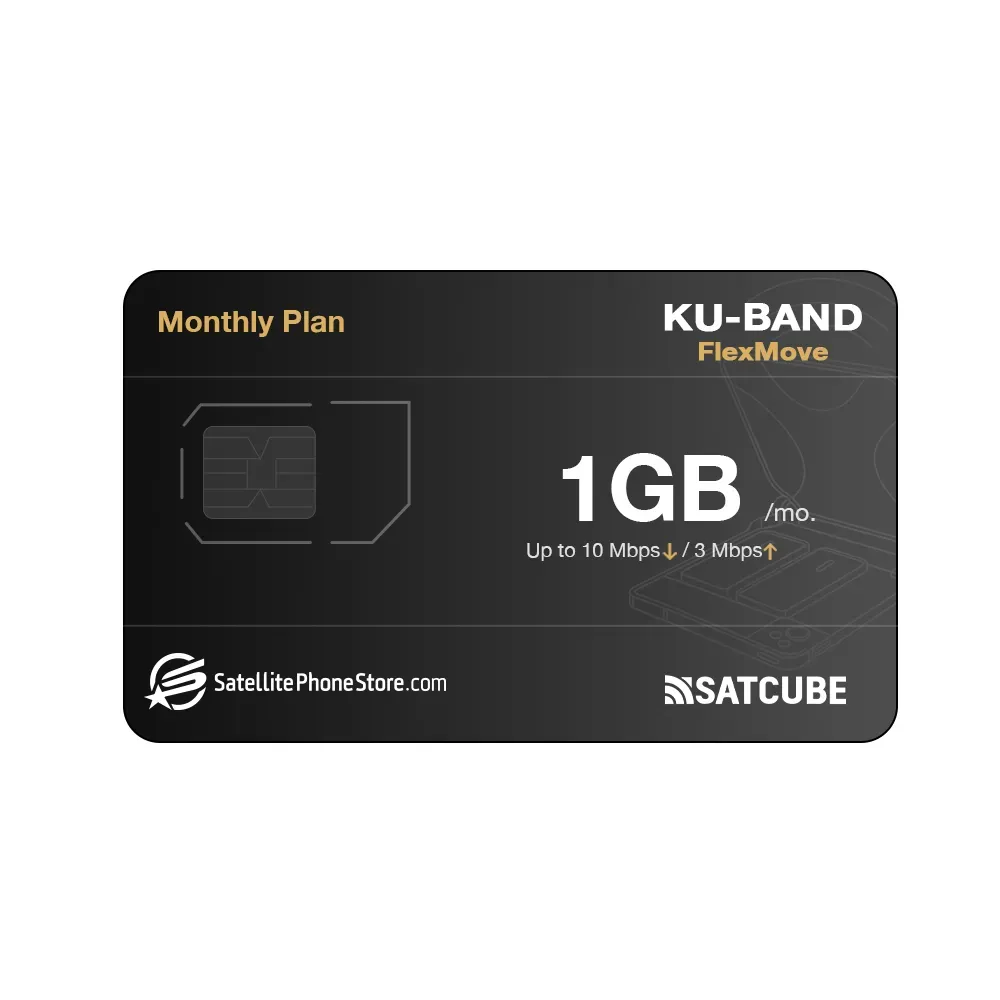 SATCUBE KU-Band 1 GB Flex Move 10/3 Mbps MIR
