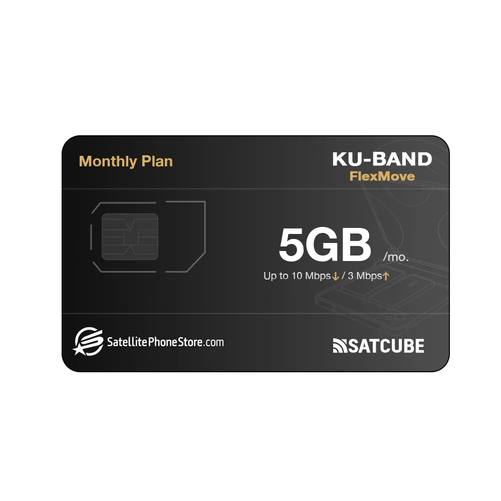 SATCUBE KU-Band 5 GB Flex Move 10/3 Mbps MIR