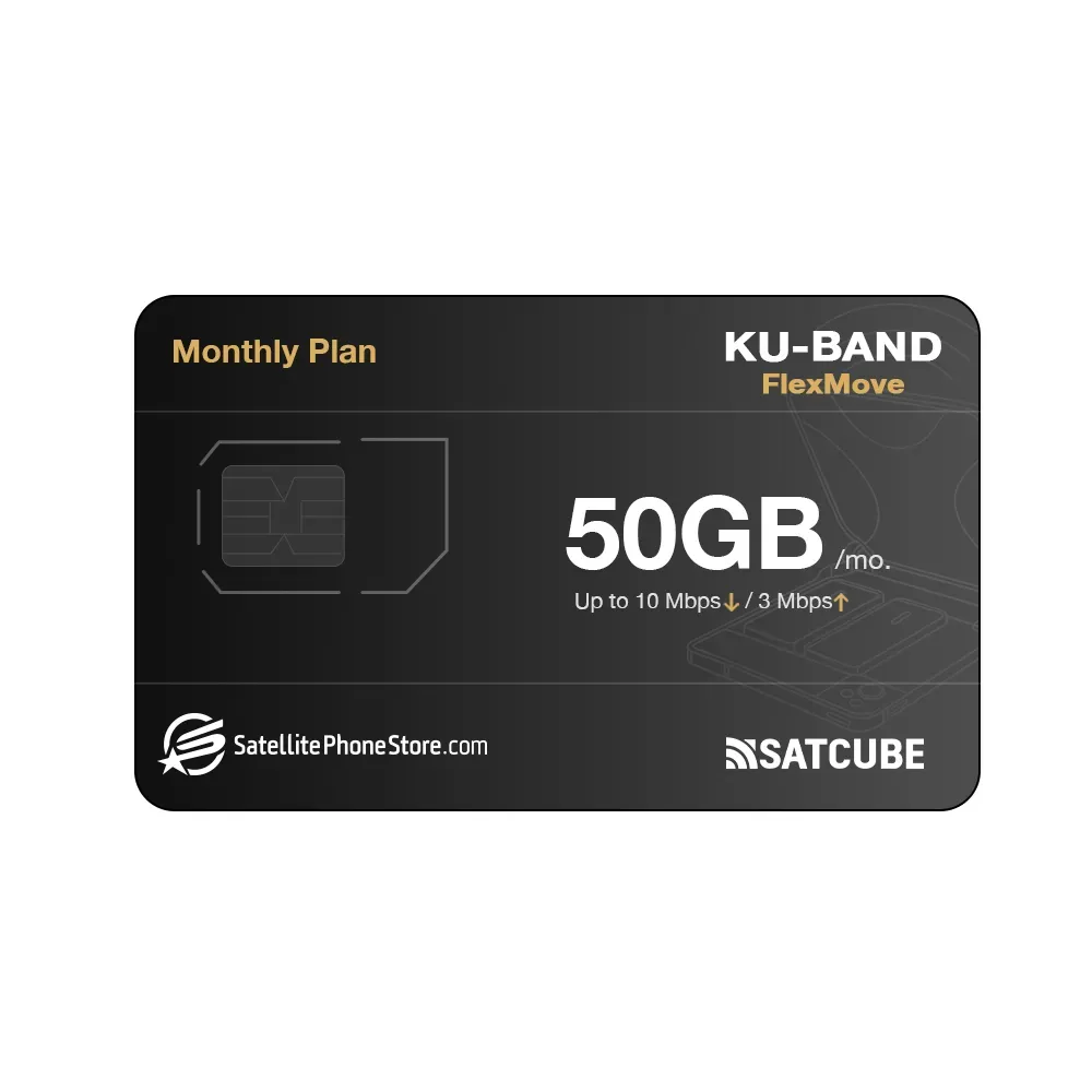 SATCUBE KU-Band 50 GB Flex Move 10/3 Mbps MIR