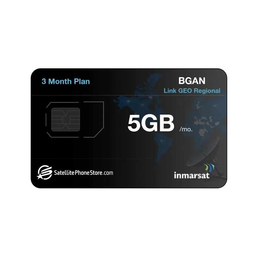 Inmarsat BGAN Link GEO Regional 5GB SACC 3 Month