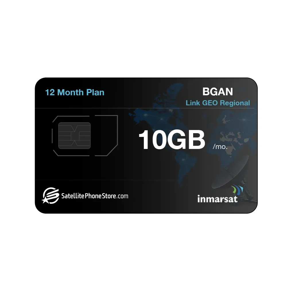Inmarsat BGAN Link GEO Regional 10GB SACC 12 Month