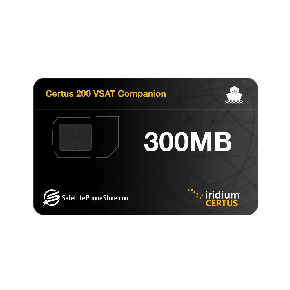 Iridium Certus 200 Maritime VSAT Companion 300 MB