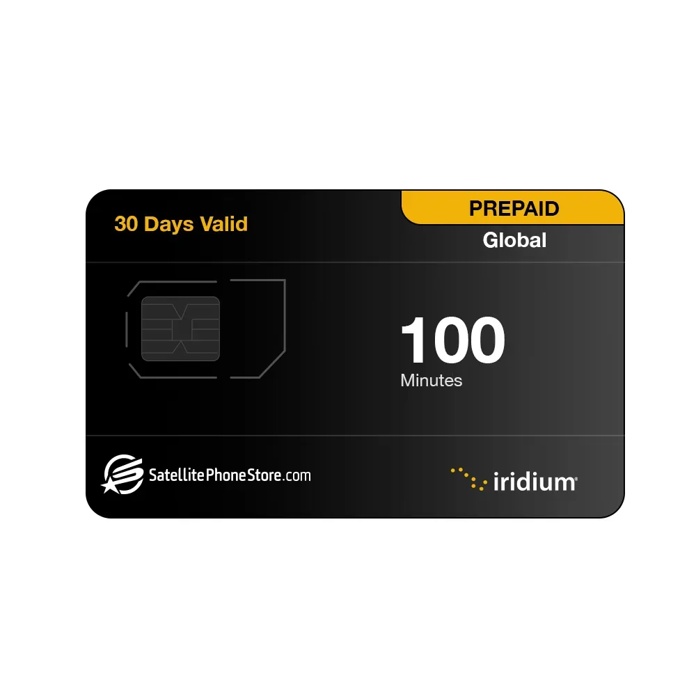 Iridium Global Prepaid Service - 100 Minutes