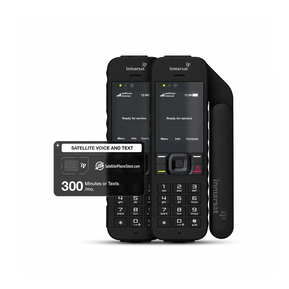 Inmarsat IsatPhone Dual Phone Bundle Front View