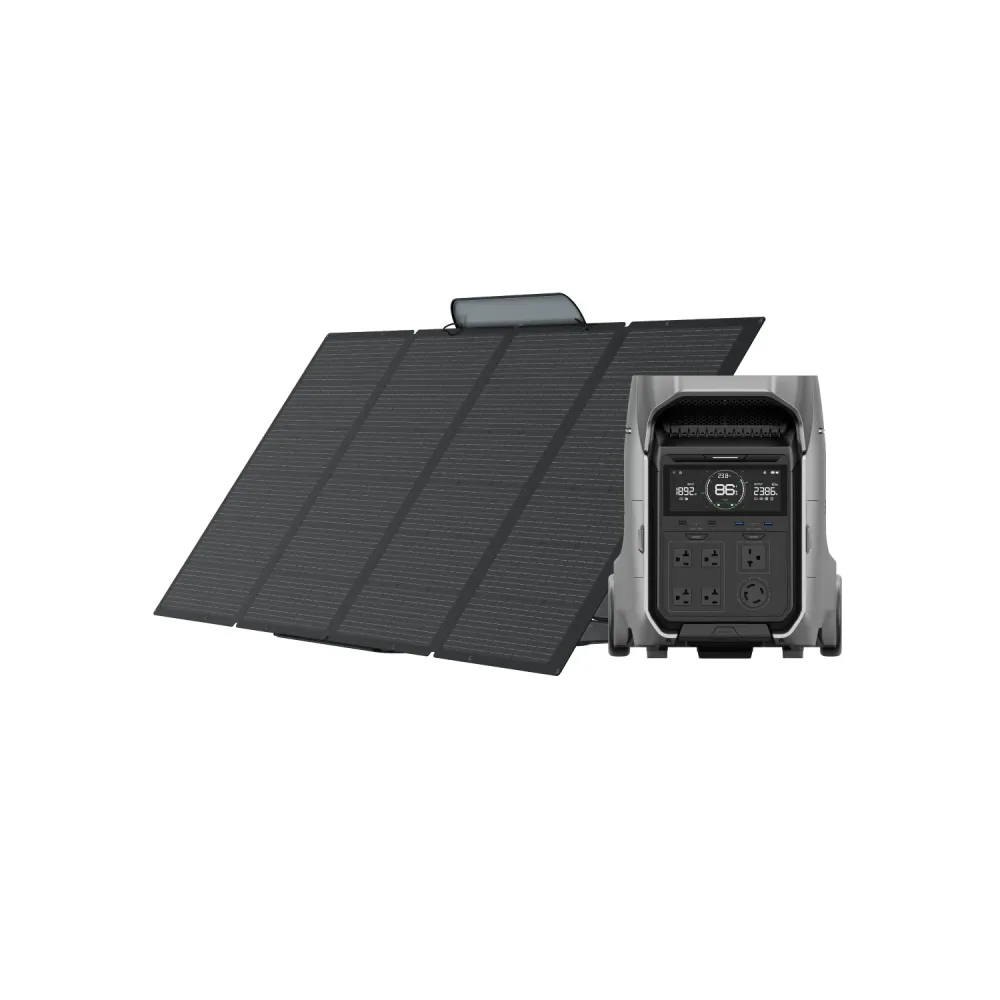 EcoFlow DELTA Pro 3 + 400W Solar Panel
