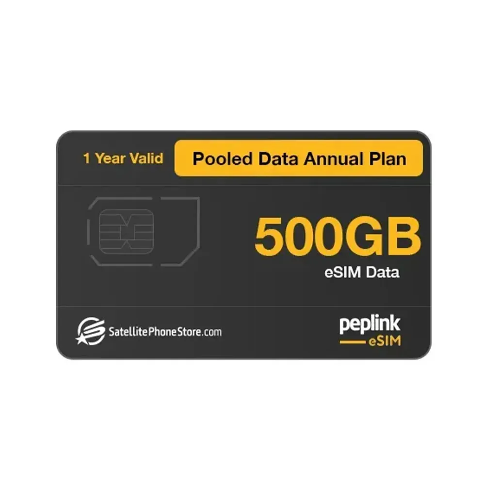 Peplink eSIM 500GB Pooled Data Annual Plan