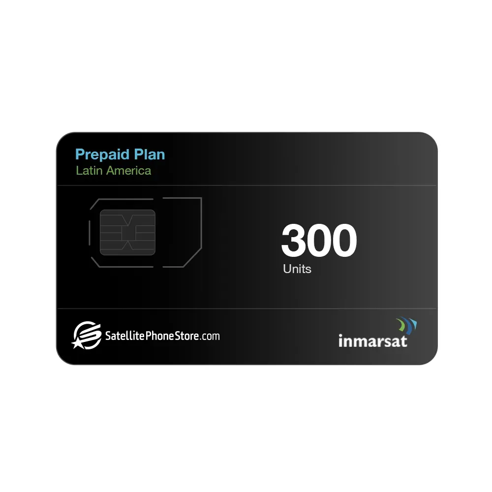 IsatPhone Latin America Prepaid Plan - 300 Units
