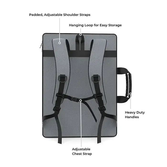 Starlink Standard Heavy Duty Carry Case w/ Backpack Straps