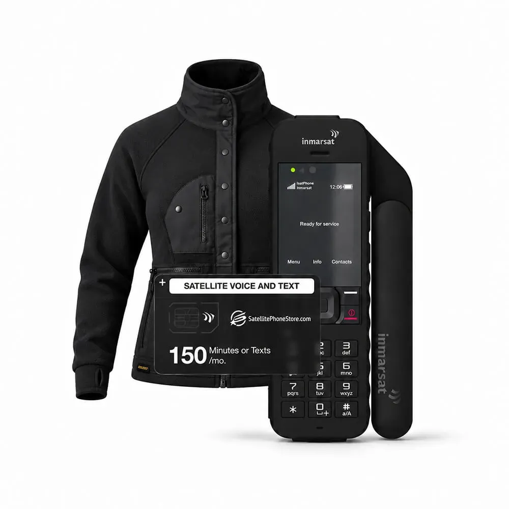 Inmarsat IsatPhone 2 with an EMF-Blocking Tactical Jacket Bundle