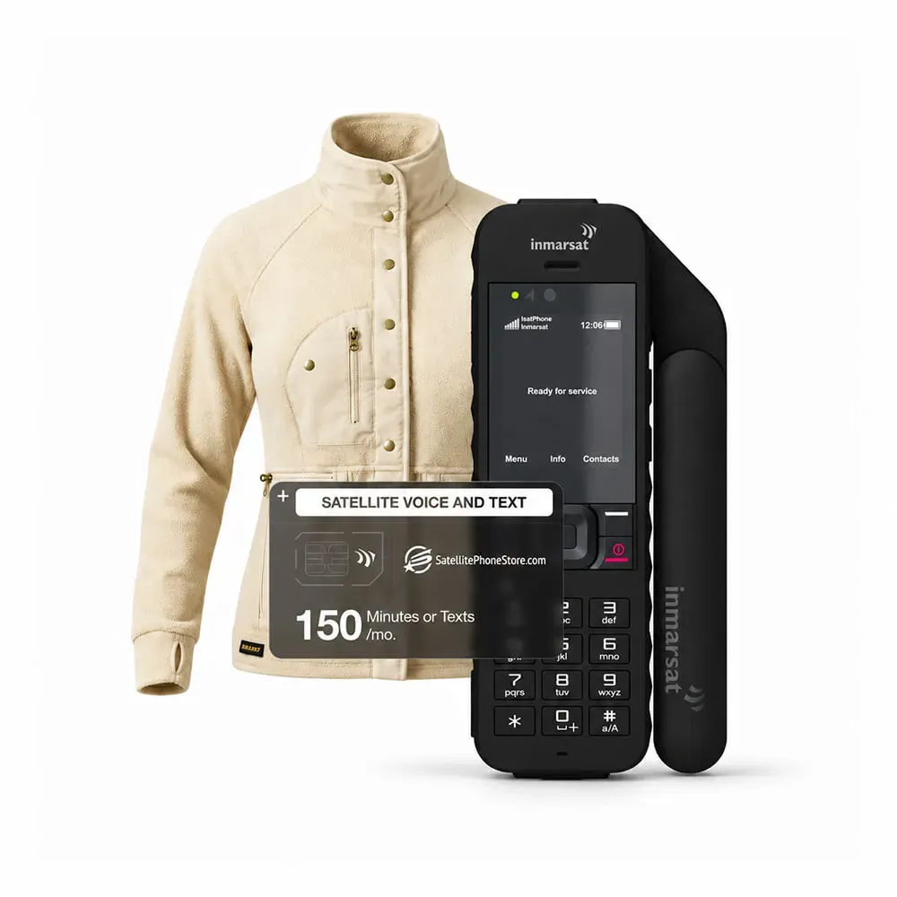Inmarsat IsatPhone 2 with an EMF-Blocking Tactical Jacket Bundle