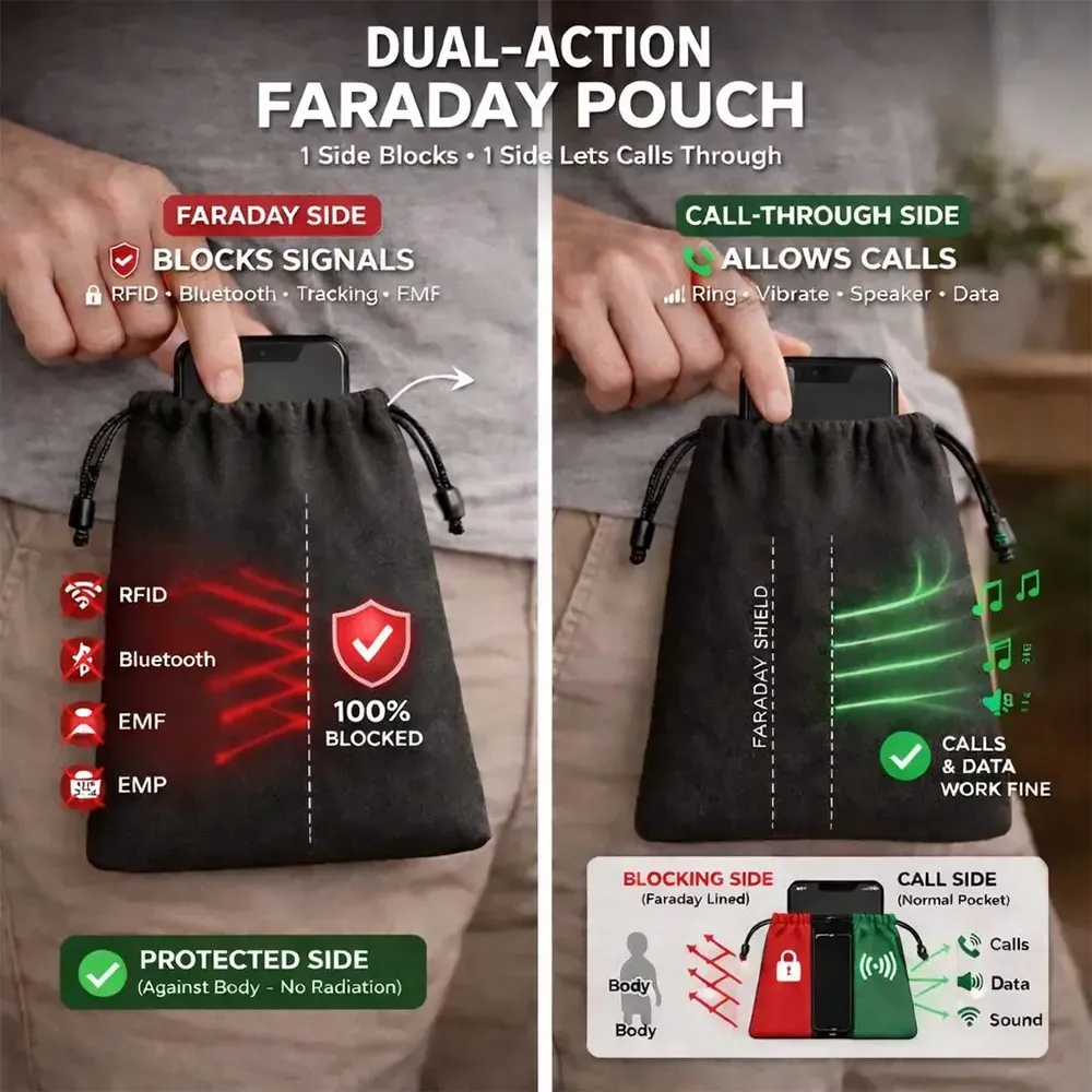 EscapeZone EMF Phone Pocket Bag