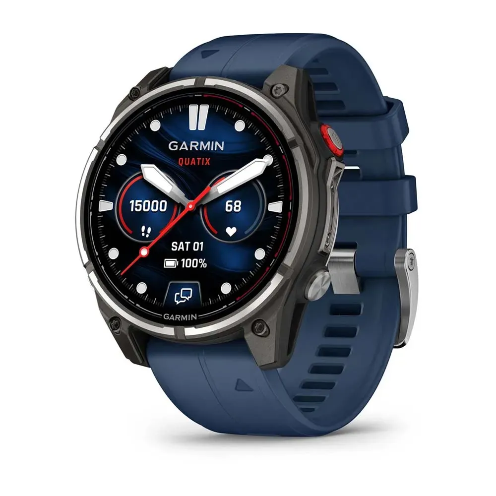 Garmin Quatix 8 Pro Smart Watch 47mm LTE Sapphire Titanium/Captain Blue