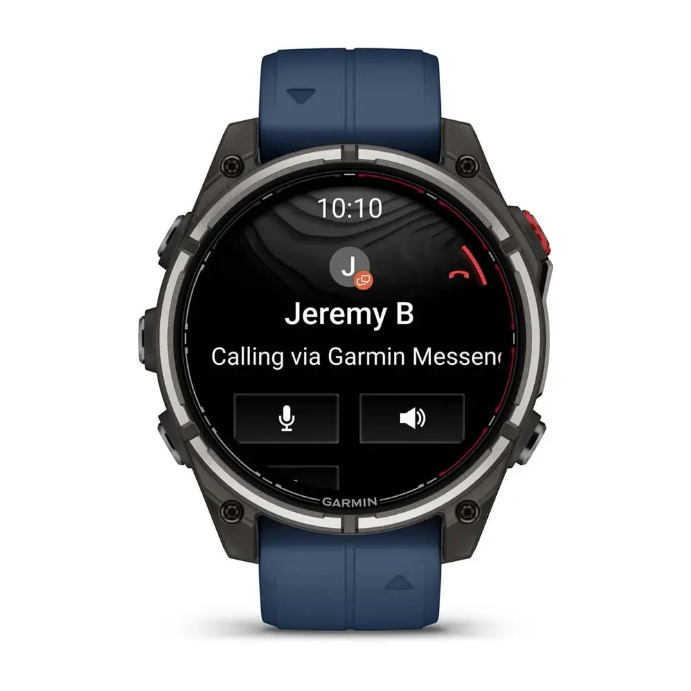 Garmin Quatix 8 Pro Smart Watch 47mm LTE Sapphire Titanium/Captain Blue