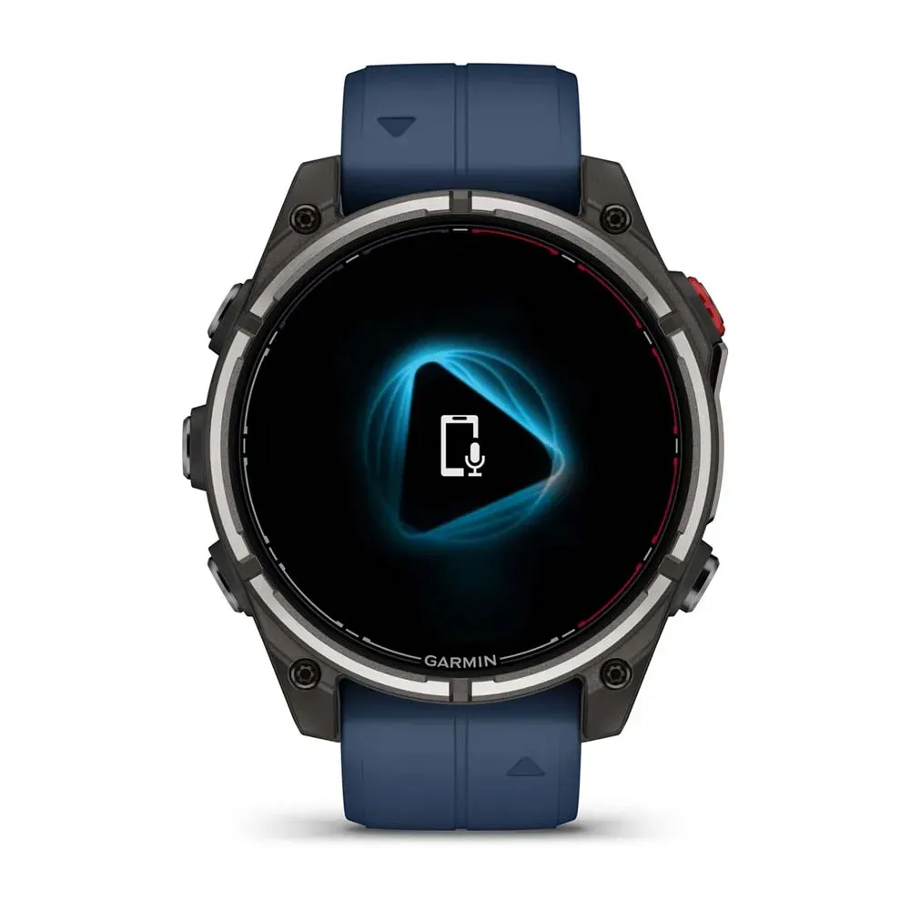 Garmin Quatix 8 Pro Smart Watch 47mm LTE Sapphire Titanium/Captain Blue