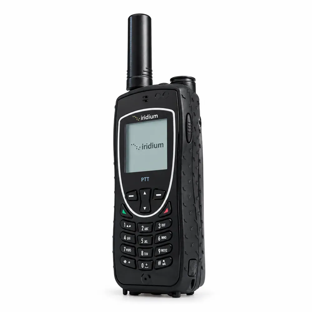Iridium 9575 PTT side view