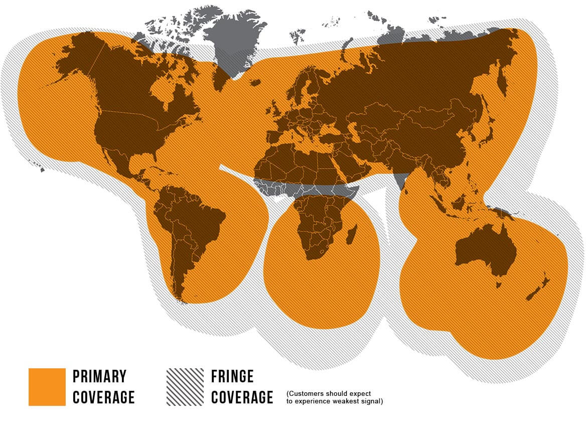 Globalstar SmartOne Coverage Map