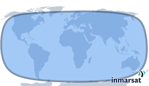Inmarsat Coverage map