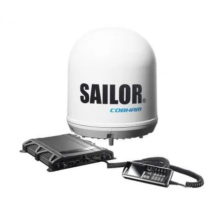 Cobham Sailor Fleet Broadband 250 display