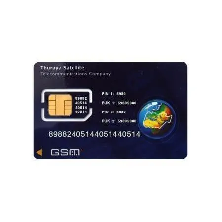 Thuraya Prepaid Scratch Card/Code - 2500 Units