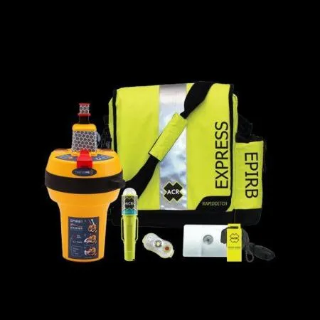 ACR 2390 | EPIRB1 Kit, C-Strobe H2O Rescue Light, Signal Mirror, Rescue Whistle, HemiLight, RapidDit