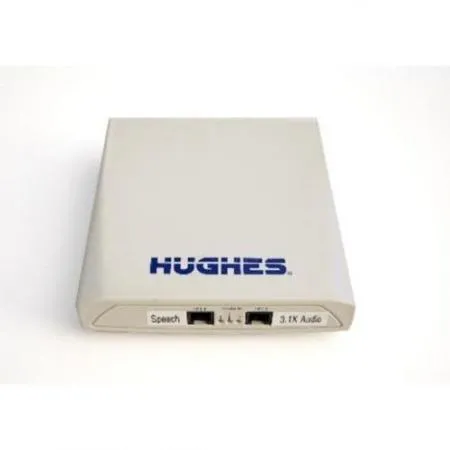 Hughes BGAN 2-4 wire ISDN to RJ11 terminal adapter front view