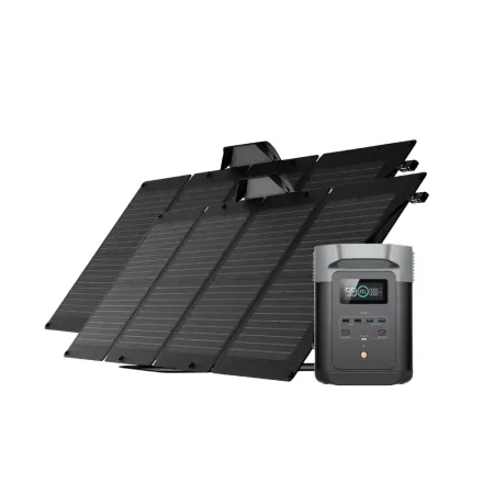 EcoFlow DELTA 2 + 2x 110W Portable Solar Panel