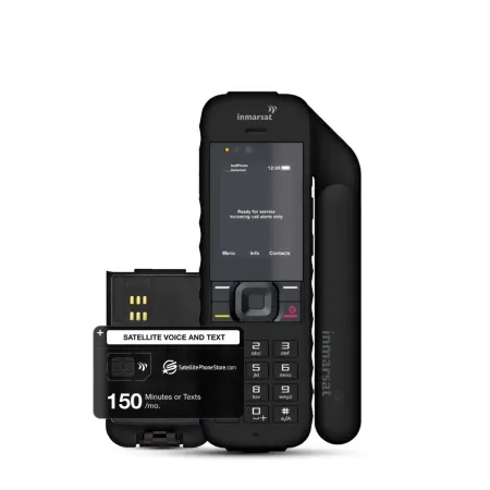 Inmarsat IsatPhone 2 + Extra Battery + 150 minutes or texts