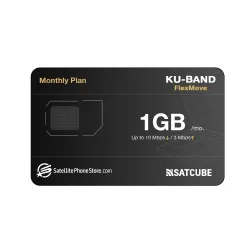 SATCUBE KU-Band 1 GB Flex Move 10/3 Mbps MIR