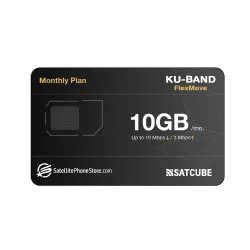 SATCUBE KU-Band 10 GB Flex Move 10/3 Mbps MIR