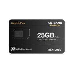 SATCUBE KU-Band 25 GB Flex Move 10/3 Mbps MIR
