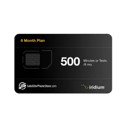 Iridium 500 Minutes 6 Month Plan