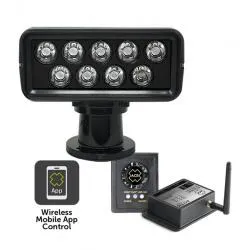 ACR RCL-100 LED Searchlight Kit w/Controller Wired Point Pad Controller - Black - 12/24V [1951.B]