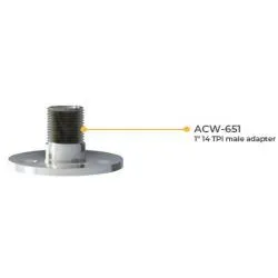 Peplink 1" 14TPI male adapter