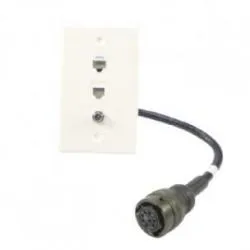 Iridium RJ11 and RJ45 Cable Adapter for ComCenter II, Outdoor