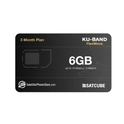 SATCUBE KU-Band 6 GB Flex Move 10/3 Mbps MIR