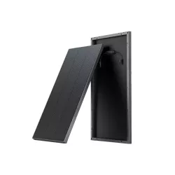 EcoFlow 100W Rigid Solar Panel Front and Back