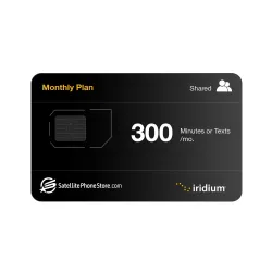 Iridium 300 Shared Minute Monthly Plan - 24 Months